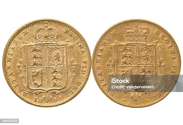 Half Herrscher Gold Stockfoto und mehr Bilder von Britische Währung - Britische Währung, Extreme Nahaufnahme, Farbbild