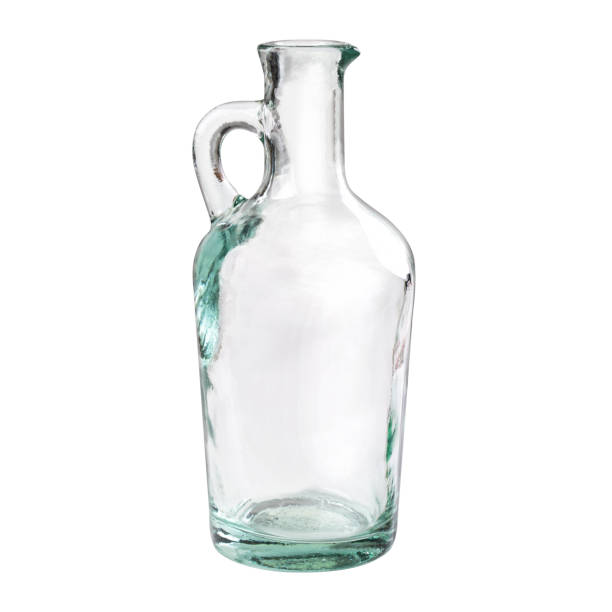 istock Antique glass jar for olive oil 1161033877