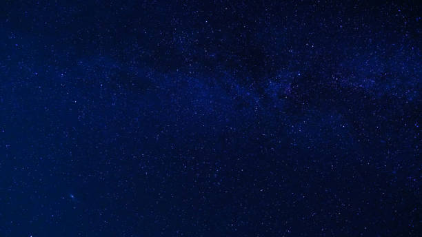 istock blue sky with stars and milky way 1161034753