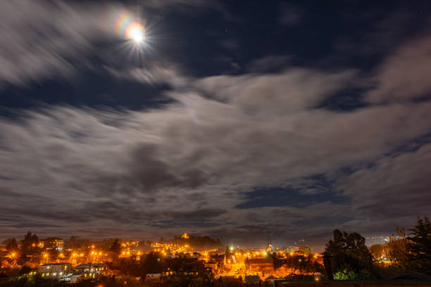istock Night scenery of Puerto Varas, Chile. 1161034971