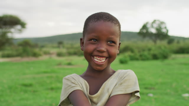Happy Maasai girl
