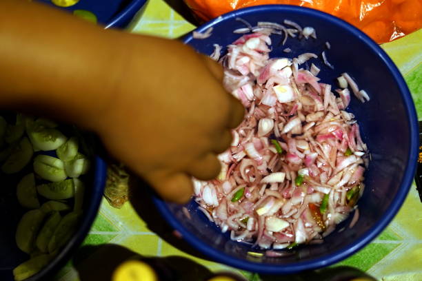 istock Acar Bawang or Red onion pickled with Chili Pepper 1161036806
