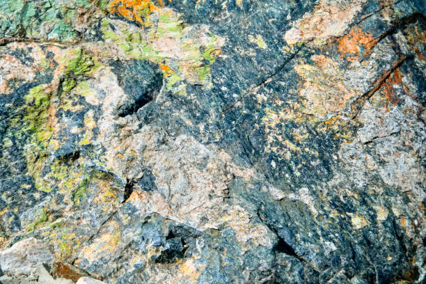 istock Natural Surface texture of serpentinite mined in the Ural mountains. 1161040691