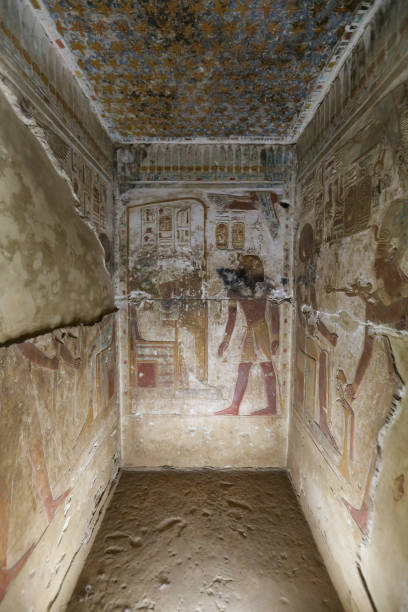 istock Scene from Abydos Temple in Madfuna, Egypt 1161041969