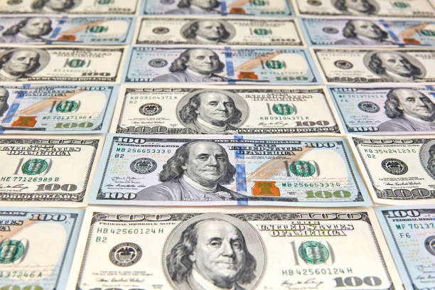 istock One Hundred Dollar Banknotes. Dollars Closeup Concept. 1161043172