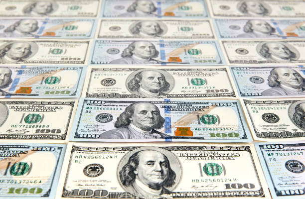 istock One Hundred Dollar Banknotes. Dollars Closeup Concept. 1161043235