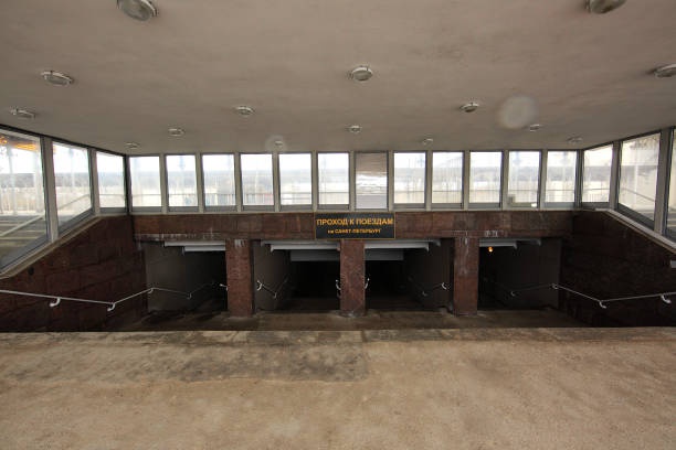 istock Stairs underpasses in the dark contrast image 1161046356