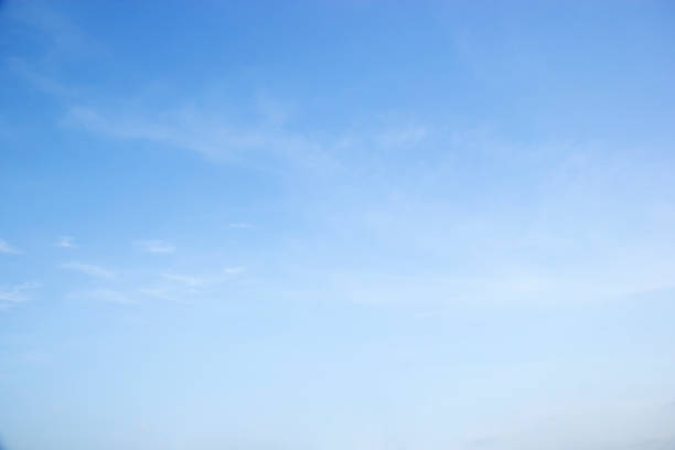 istock Fantastic soft white clouds against blue sky  in twilight time. 1161047542