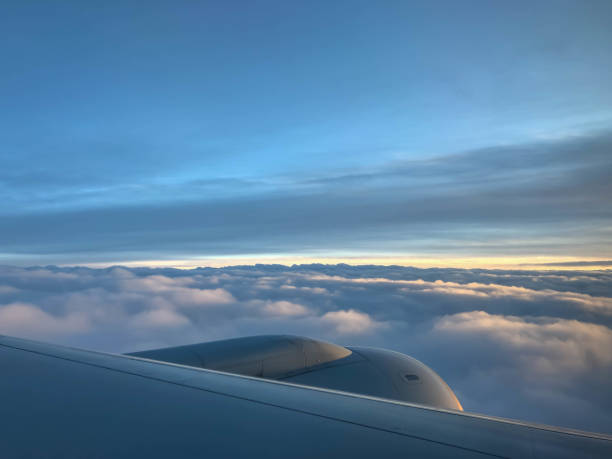 istock Sunrise over the clouds over Europe 1161052789