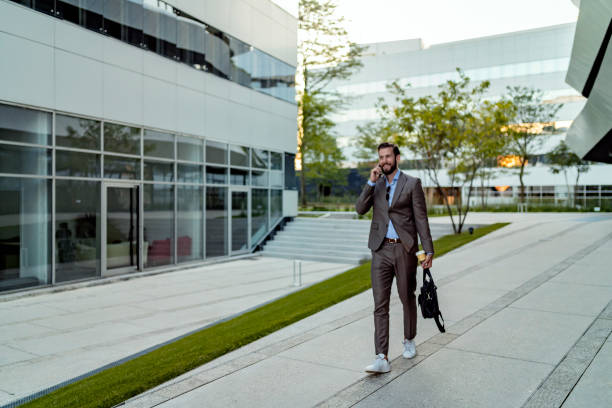 istock Businessman On His Cell Phone 1161059093