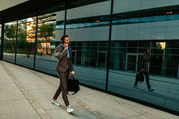 istock Businessman On His Cell Phone 1161059094