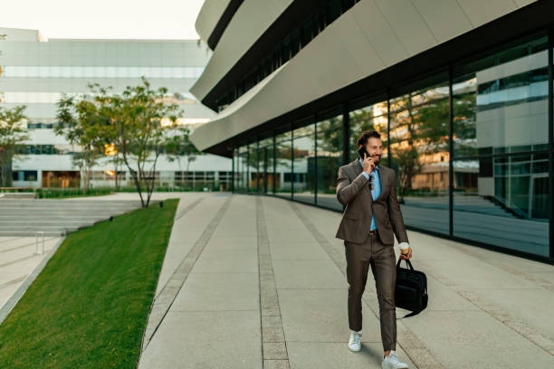 istock Businessman On His Cell Phone 1161059969