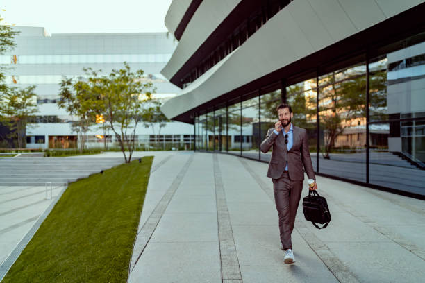 istock Businessman On His Cell Phone 1161059972
