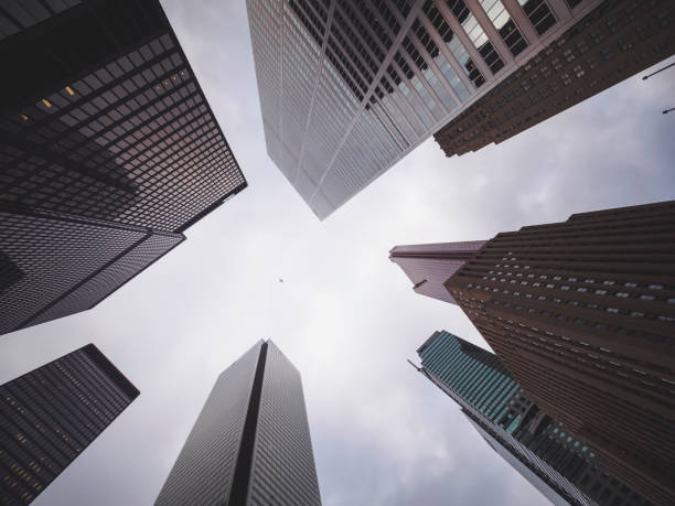 Toronto downtown building - King & Bay street, Looking up