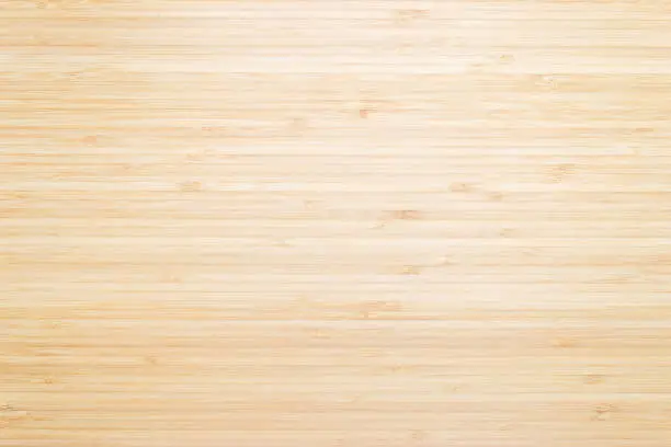 Photo of Wood texture background in natural light yellow cream color