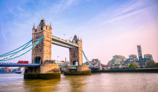 istock Tower Bridge across the River Thames in London, UK 1161063085