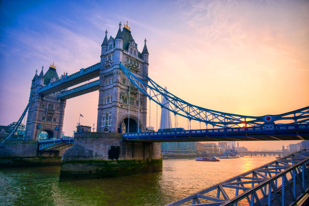 istock Tower Bridge across the River Thames in London, UK 1161063206
