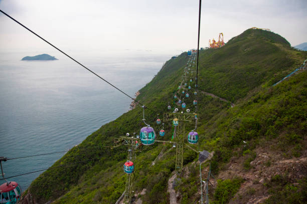 istock Cable car in Hong Kong 1161070976