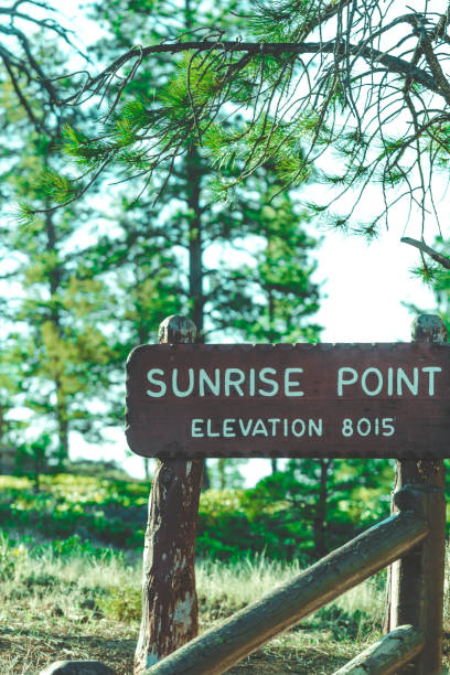 istock Bryce Canyon Sunrise Point National Park Sign 1161071945