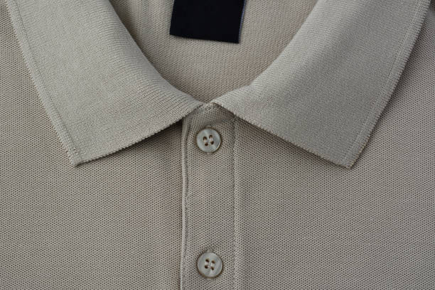 istock Light brown polo t-shirt. 1161071951