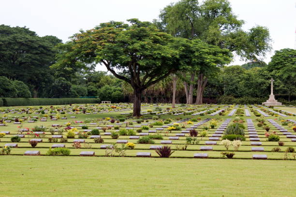 istock Commonwealth War Graves,Chungkai War Cemetery in Kanchanaburi Thailand 1161073585