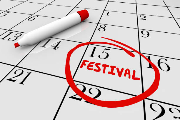 istock Festival Party Carnival Day Date Calendar 3d Illustration 1161073809