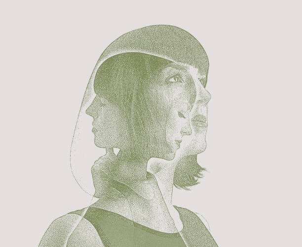 istock Multiple exposure of woman recovering from mental illness 1161074611