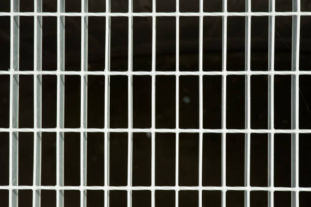 istock a lid on a steel vent installed on the concrete floor. 1161075900