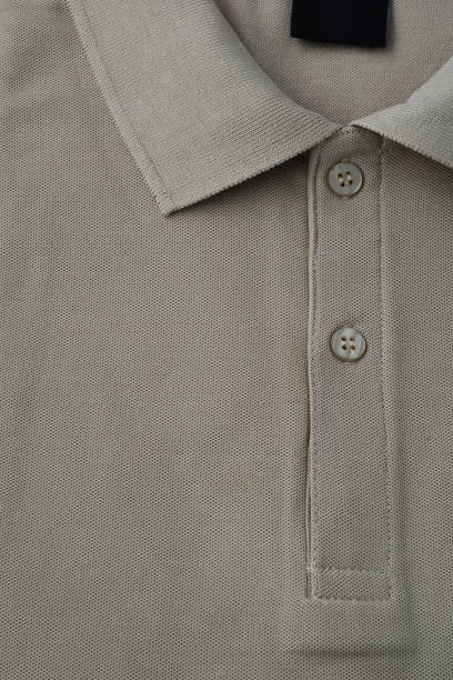 istock Light brown polo t-shirt. 1161076069