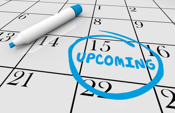 istock Upcoming Coming Soon Next Preview Calendar Day Date 3d Illustration 1161076831