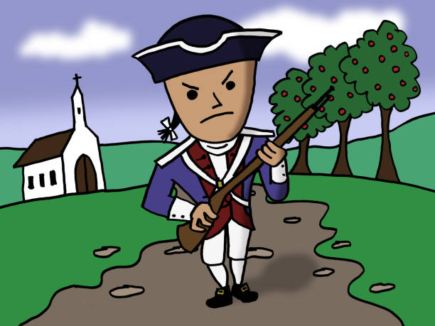 Cartoon Minuteman Stock Illustration - Download Image Now - American Revolution, Army Soldier, Cartoon - iStock Cartoon Minuteman Stock Illustration - Download Image Now - American Revolution, Army Soldier, Cartoon - iStock
