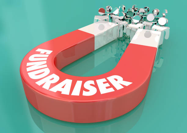 istock Fundraising Give Money Share Magnet Pulling People 3d Illustration 1161078382