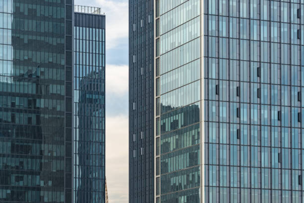 istock architectural complex against sky in downtown city, china 1161079191