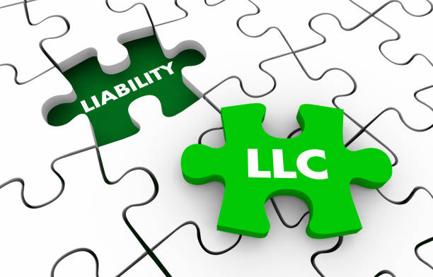 istock LLC Limited Liability Corporation Protect from Liabilities Puzzle 3d Illustration 1161081563