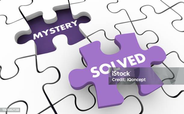 openbaar schattig enkel en alleen Mysterie Opgelost Aanwijzingen Invesitgate Oplossen Puzzel 3d Illustratie  Stockfoto en meer beelden van Bericht - iStock