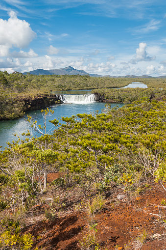 Madeleine Falls in Grande Terre, New Caledonia, South Pacific