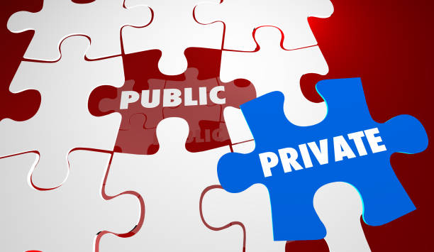 istock Private Vs Public Secret Confidential Information Data Puzzle Words 3d Illustration 1161086220