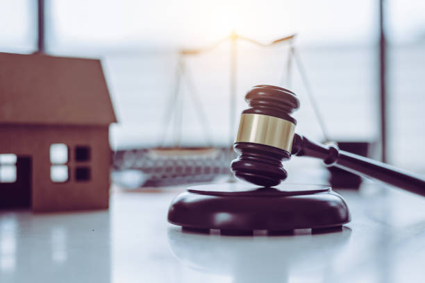 istock House and law concept, object only, nobody. 1161087727