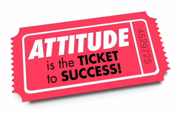 istock Attitude Ticket to Success Good Positive Outlook 3d Illustration 1161089706