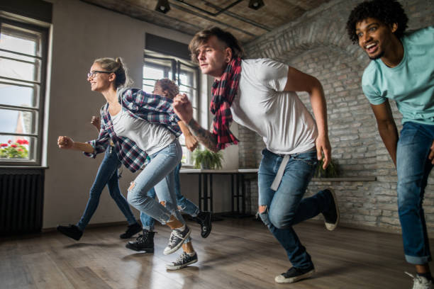istock Sports race at casual office! 1161093204