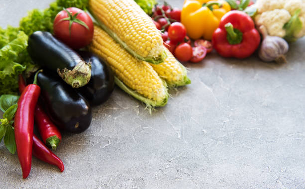 Fresh summer vegetables