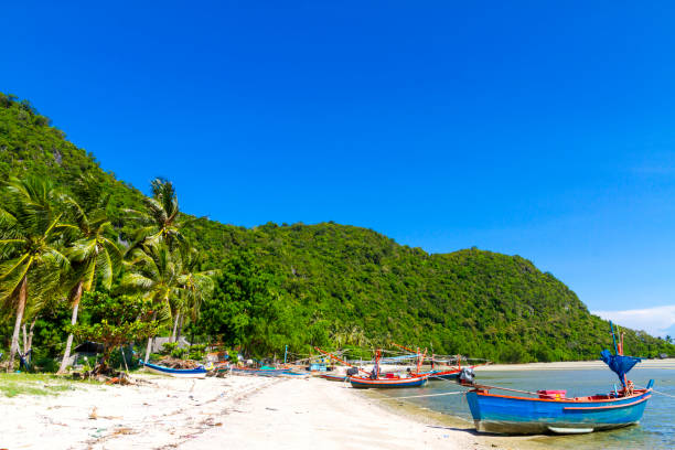 istock Beach Baan Koh Teap beautiful with blue sky 1161117122