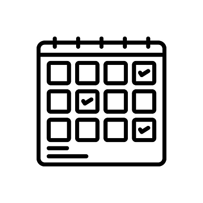 Icon for schedule planning, planification, project, progress, planning, schedule