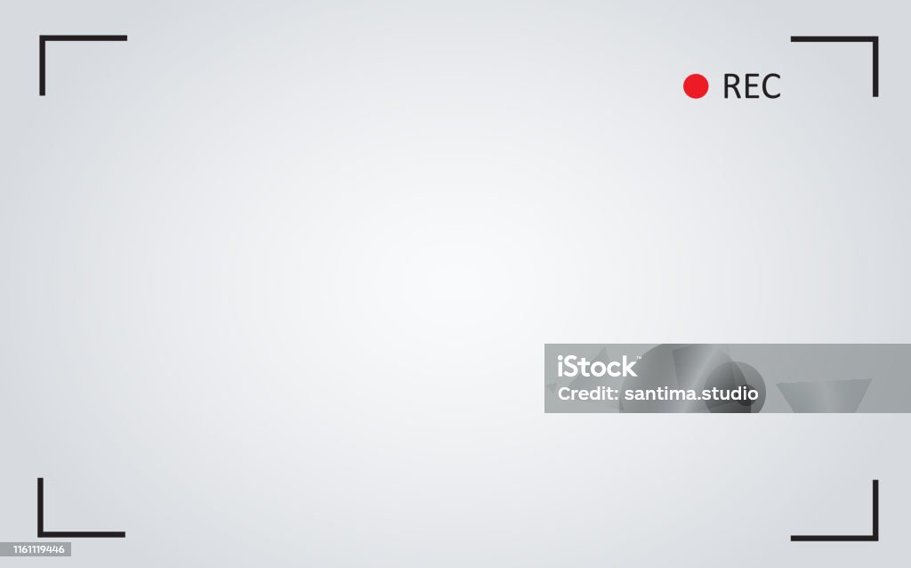 Recording Camera Graphics Camera Recording Screen Vector Illustration Background Stock ...