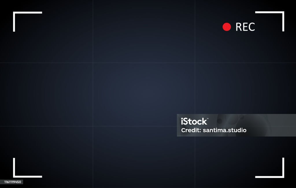 Recording Camera Graphics Camera Recording Screen Vector Illustration Background Stock ...