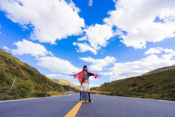 3d rendering travel outside road