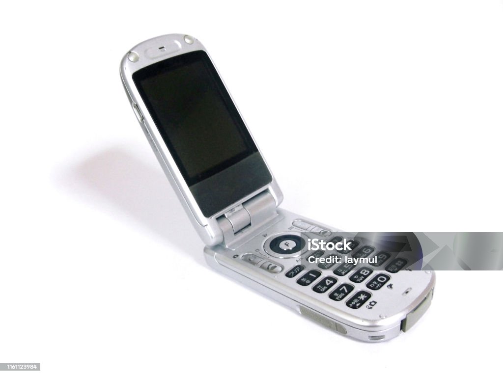 Mobile phone This is a folding mobile phone. Mobile Phone Stock Photo
