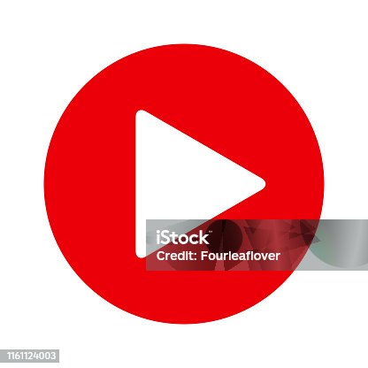 Video Red Button Red Play Video Button