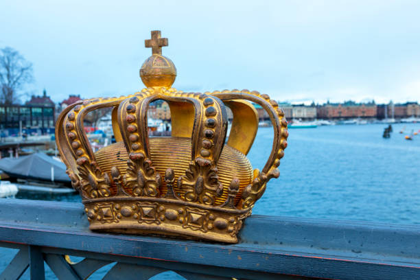 istock Golden crown. Stockholm 1161124184