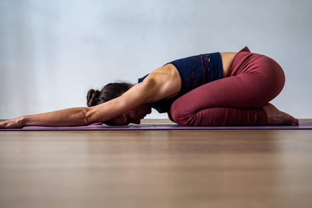 istock A yogi is doing yoga movements 1161125536